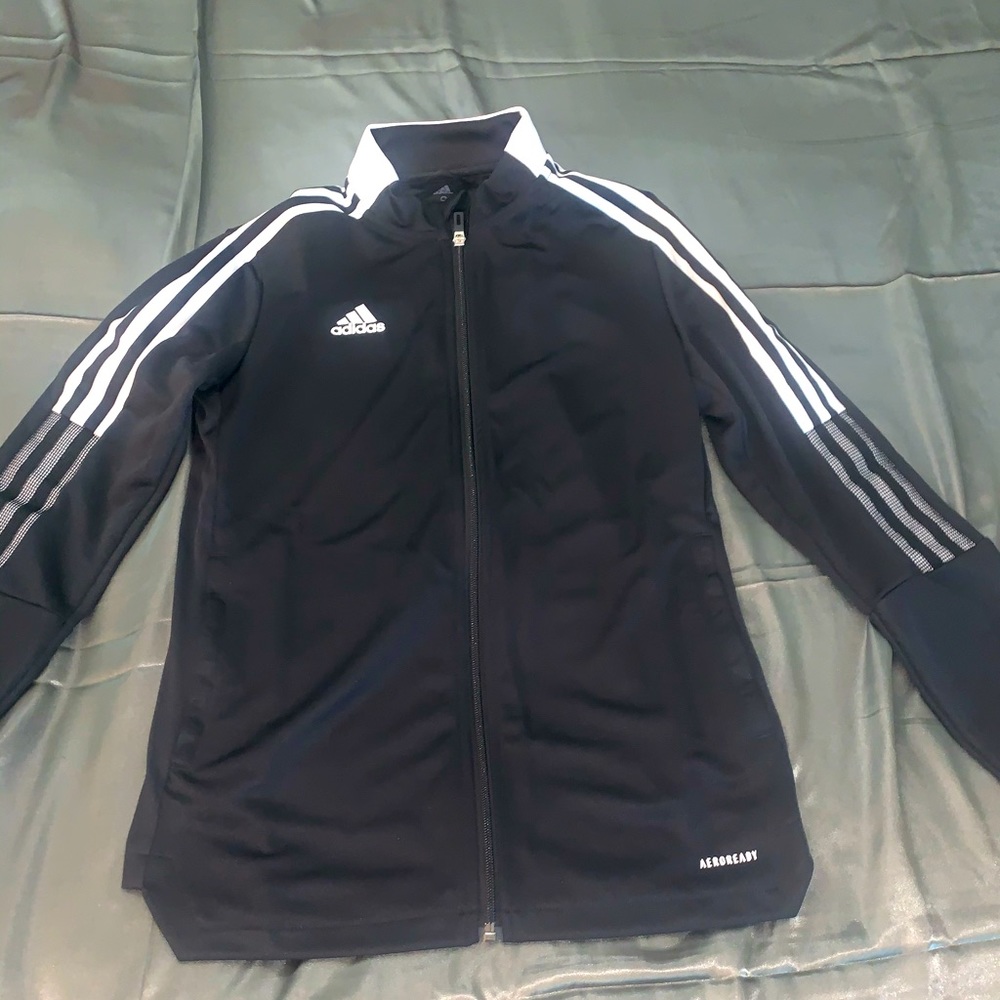 womens adidas zip up size small